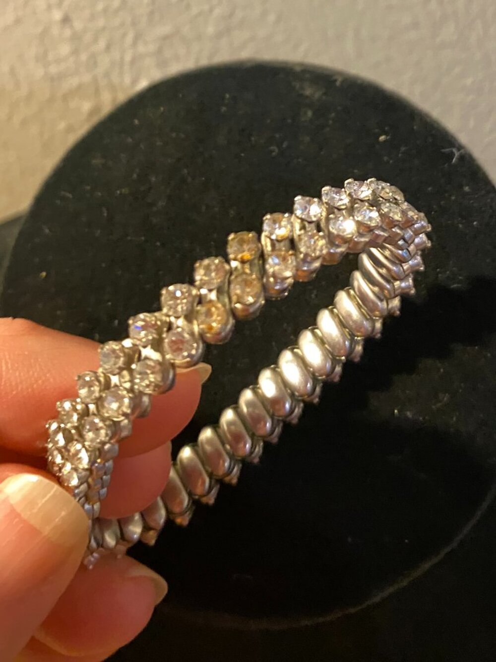 stretch rhinestone bracelet